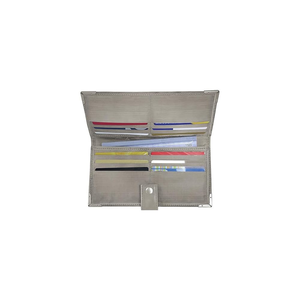 Stainless Steel Checkbook Wallet