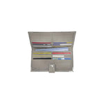 Stainless Steel Checkbook Wallet