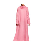 Cuddlee Blanket With Sleeves- Fleece Blanket (Hot Pink)