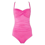 Belvia ShapeBelviawear SlimSwim Swimsuit (20-22, Cherry) XL