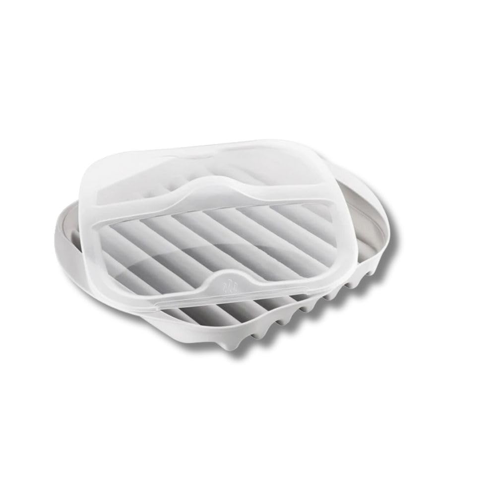 microwave bacon cooker with lid