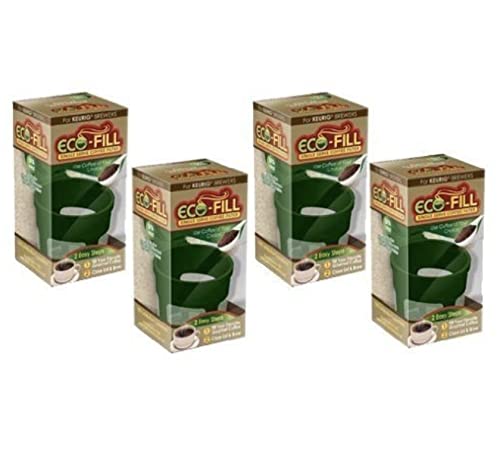 Perfect Pod Eco-Fill Refillable Capsule for K-cup Brewers - 4 Pack