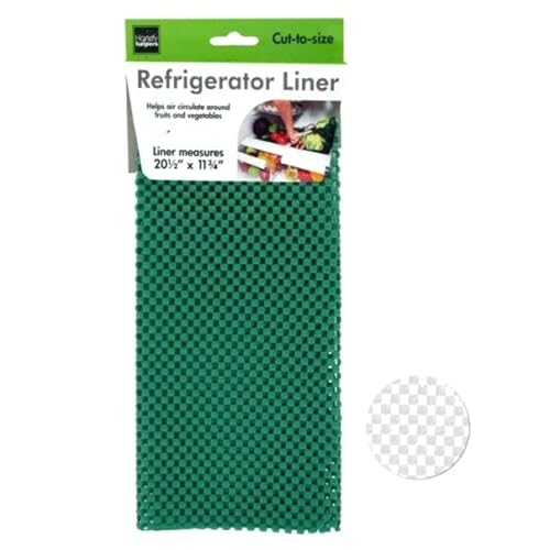 Double Pack Cushioned Refrigerator Liners - Stylish Protection for Your Food