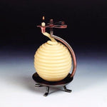 Candle by the Hour - 60 Hour Round  with Copper Base (20612B)