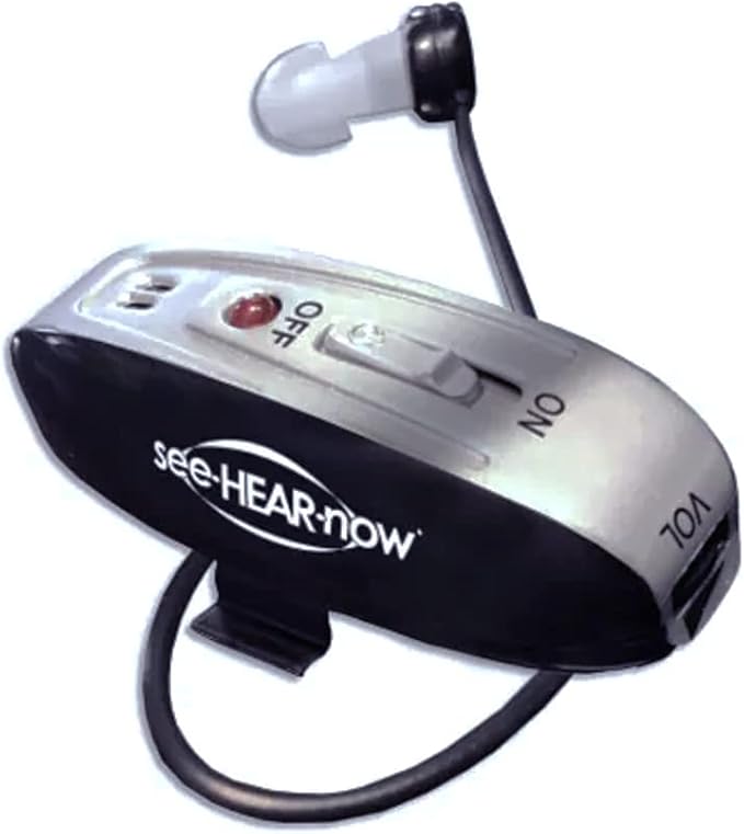 Kagan See Hear Now Personal Sound Amplifier with Glasses Clip