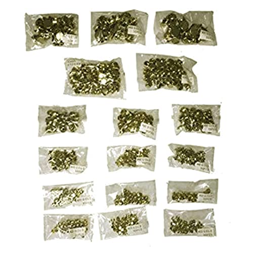 GeMagic Gold Studs - 500 pieces-  Assorted Pack