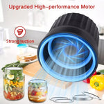 Electric Mason Jar Vacuum Sealer Cordless 200Pcs Wide Mouth