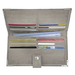 Stainless Steel Checkbook Wallet