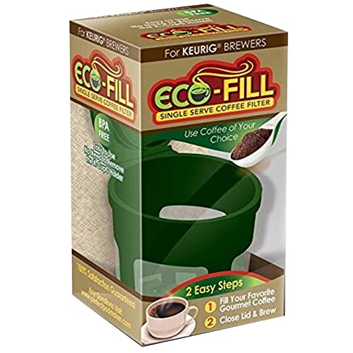 Perfect Pod Eco-Fill Refillable Capsule for K-cup Brewers - 2 Pack