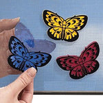 Decorative Butterfly Screen Patches - 12 Pack for Easy Repair