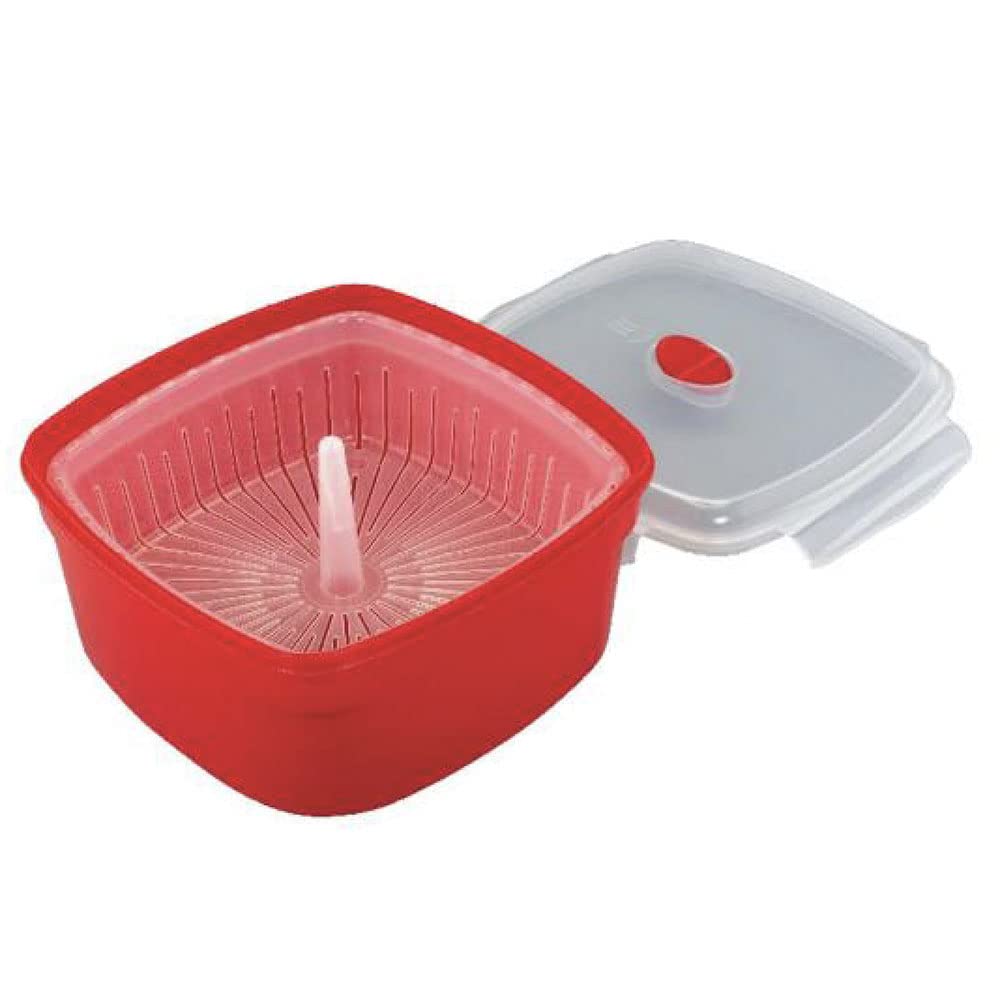 3-Piece Microwave Steamer and Storage Containers: Cook, Store, and Go