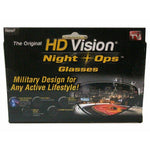HD Vision Night Ops Lenses Sunglasses- Unisex- Adult- Black