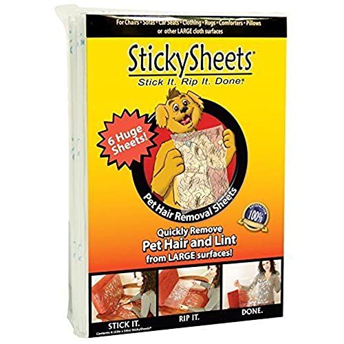 Sticky Sheets - Pet Hair Removal System - 12 Sheets