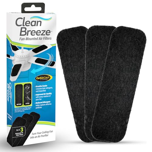 Clean Breeze Fan-Mounted Air Filters - Set of 3
