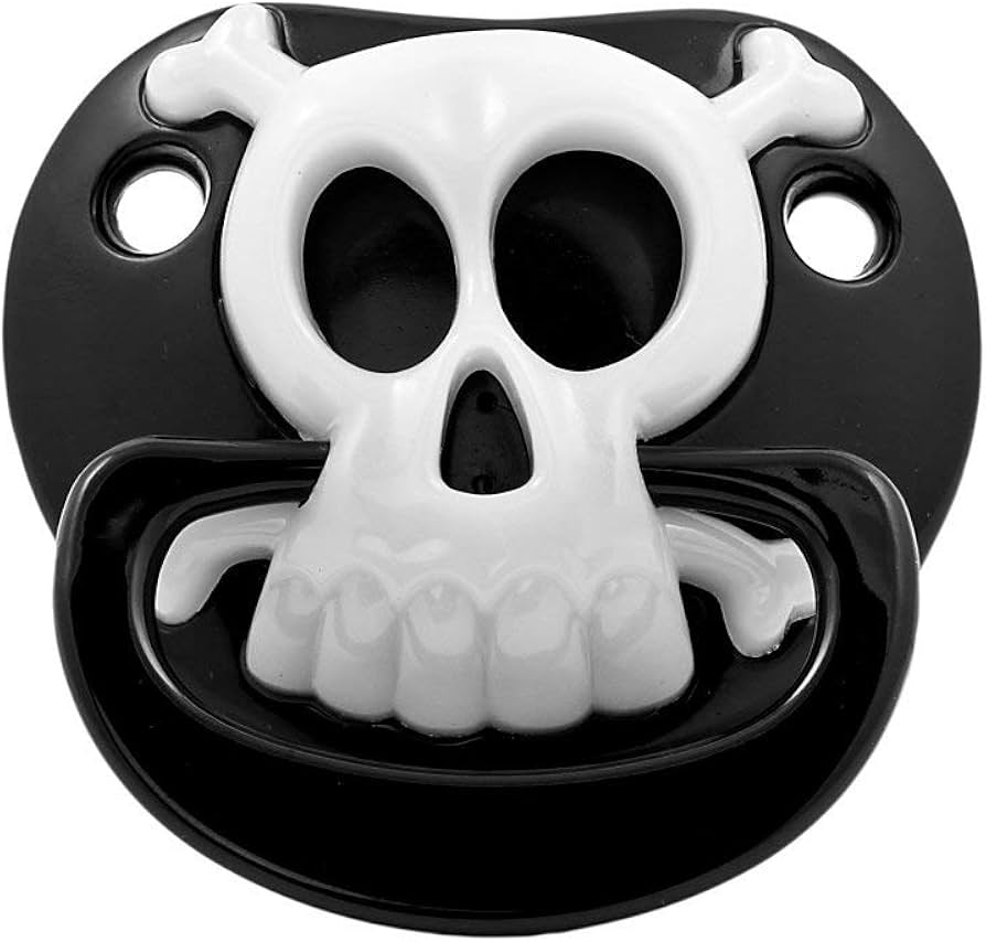 Billy-Bob Pirate Skull Baby Pacifier – Adventure Awaits Your Little Pirate