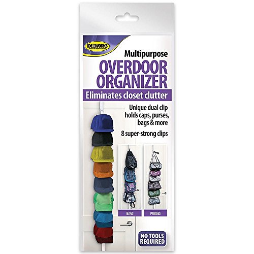 Ideaworks Multipurpose Overdoor Organizer White JB6271