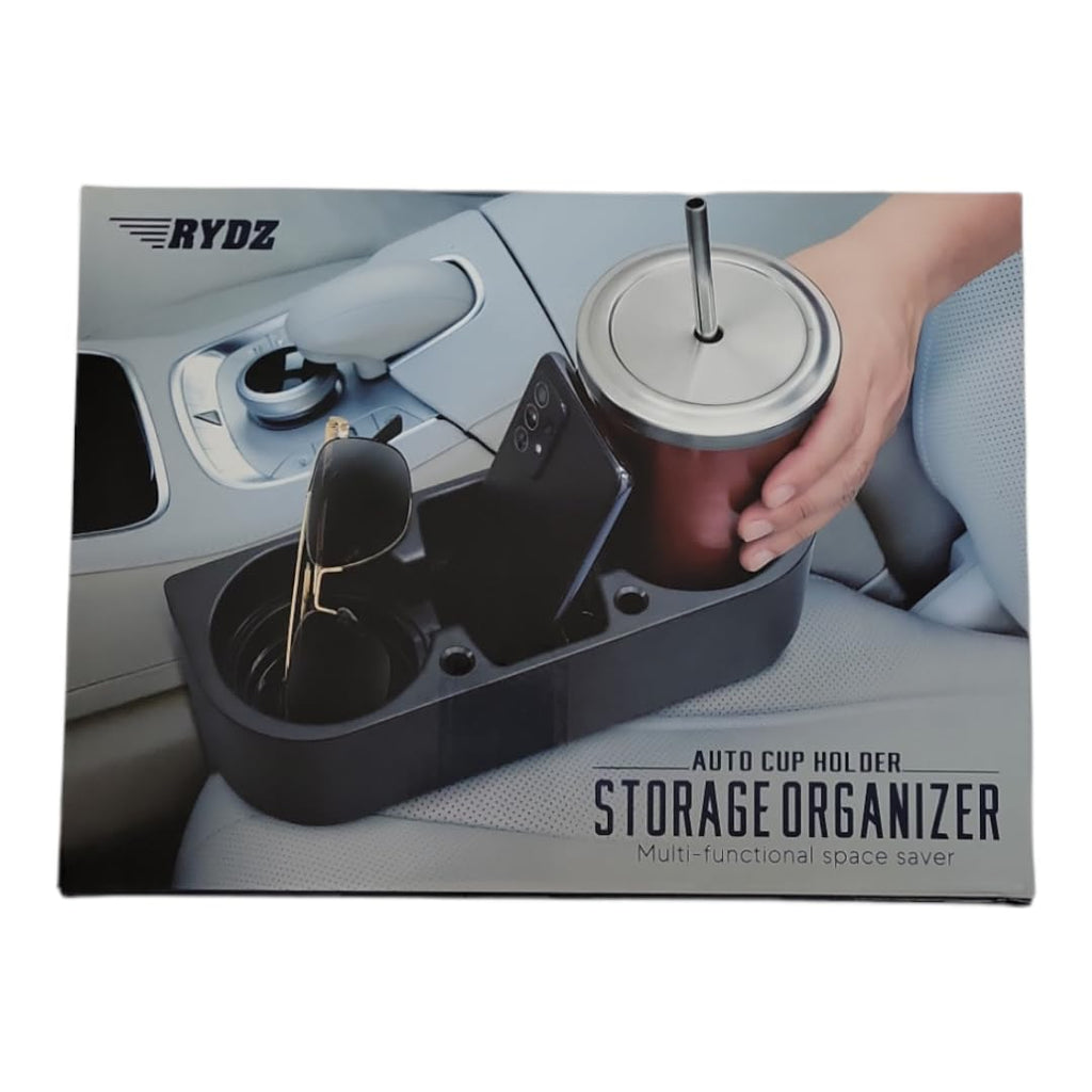 Auto Cup Holder Storage Organizer Multi-functional Space Saver