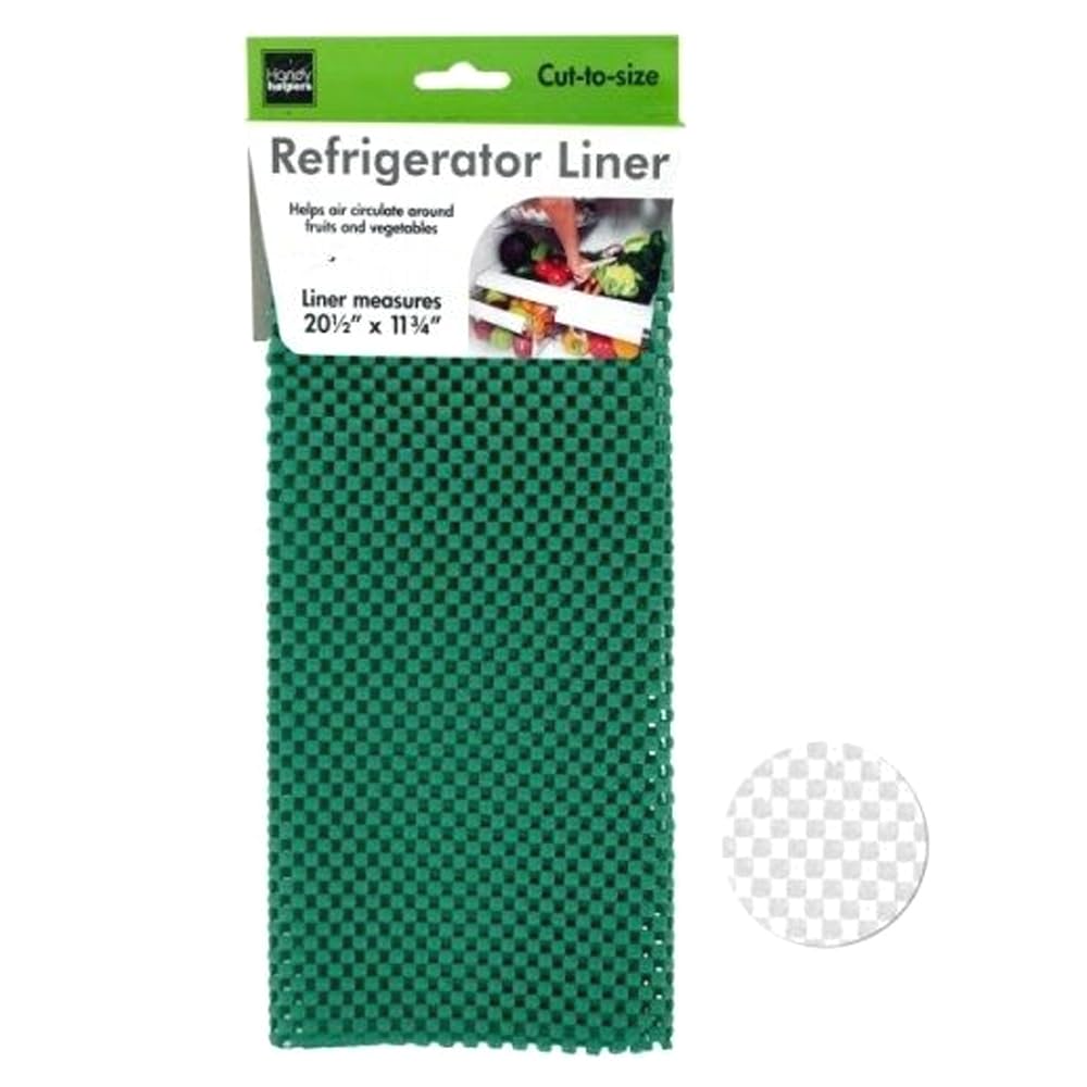 Double Pack Cushioned Refrigerator Liners - Stylish Protection for Your Food