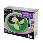 USB Personal Desk Fan- A Perfect Desktop Companion- Green