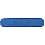 36" Blue Wet Pad Microfiber Replacement Mop Pad Refill Commercial Cleaning