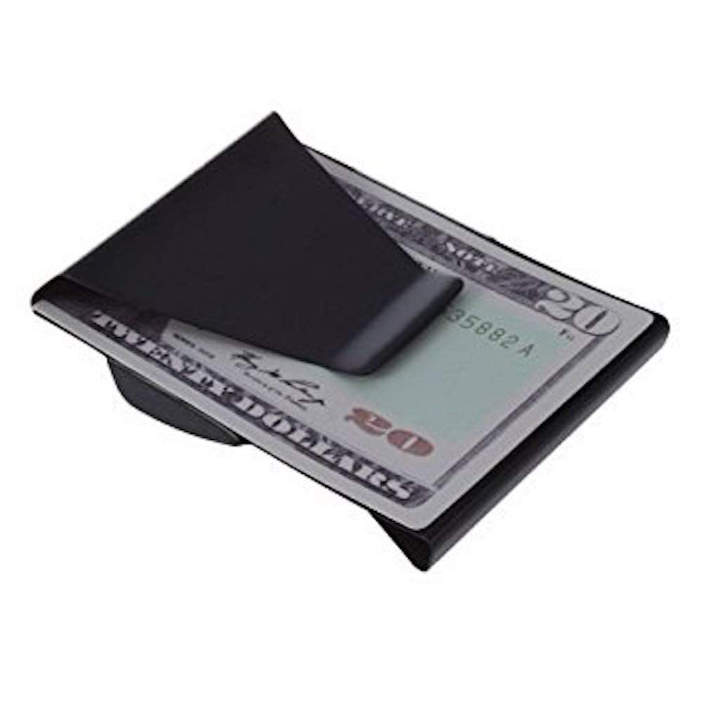 Slim Clip - Double Sided Money Clip! (Black Chrome) Two Pack