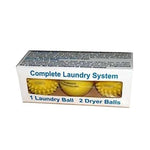 Complete All-Natural Laundry System Balls for Separating Clothes
