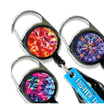 Lighter Leash Retractable Lighter Holder -Tye Dye Series - Standard Size (3)