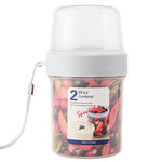 2-Way Meal Prep Container with Detachable Top -  560mL
