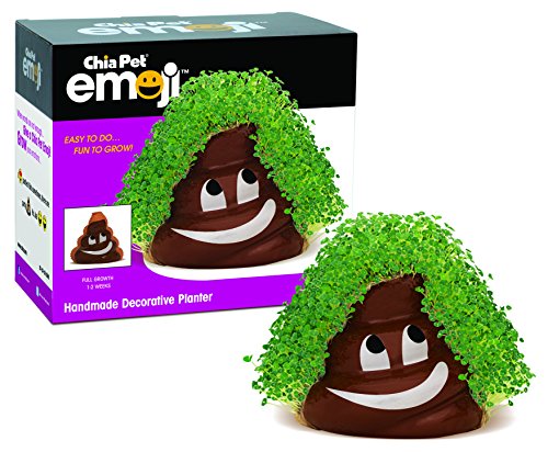 Chia Pet Planter - Emoji  - Poopy