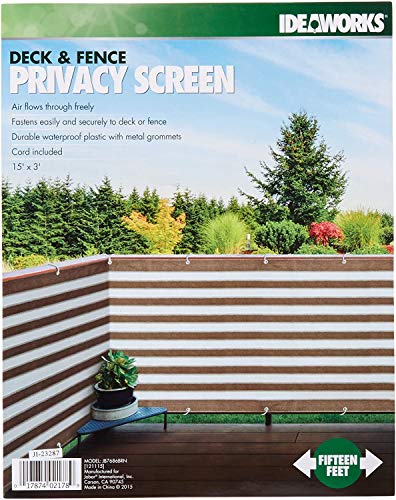 Ideaworks Deck & Fence Privacy Screen- Brown