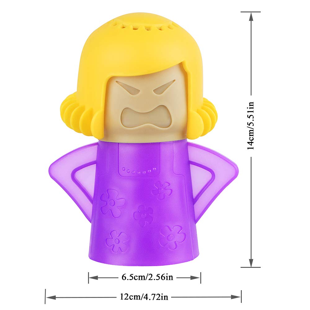Angry Mom Microwave Cleaner - Steam Away Stubborn Grime!