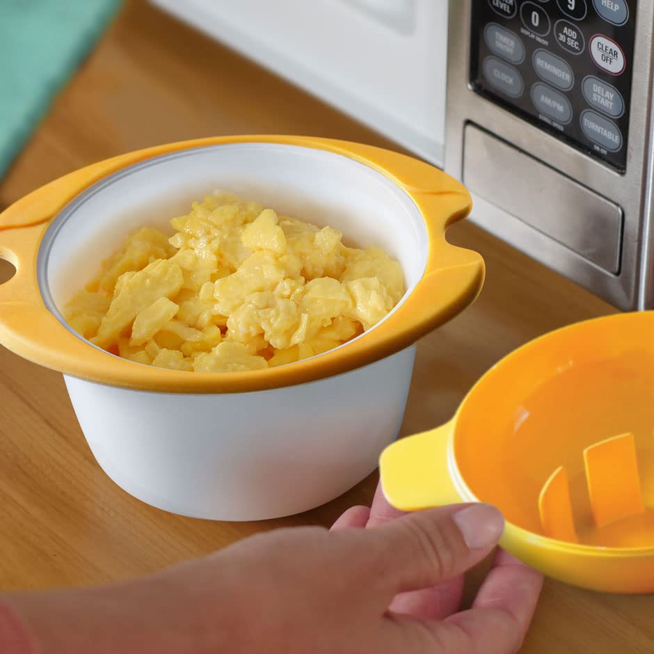 IncrediEgg Microwave Egg Cooker  Easy, Fast, and Fluffy Eggs in
