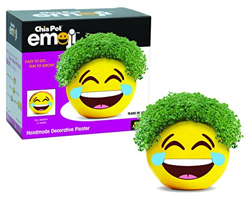 Chia Pet Planter - Emoji -Tears of Joy