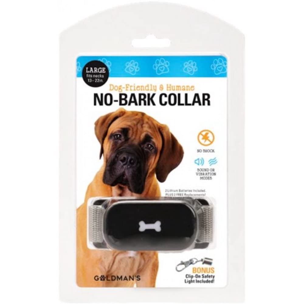 Goldman's Large Dog-Friendly No-Bark Collar - Large (13-22 in.)