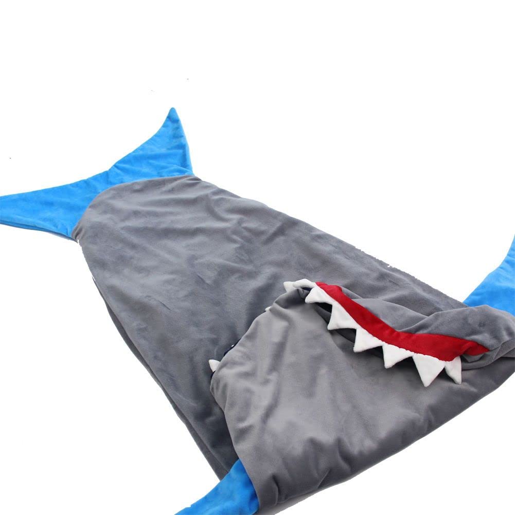 Shark Bite Fleece Wearable Blanket for Kids