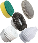Horsepower Scrubber 5-Pack Premium Replacement Heads for Electric Spin Scrubber