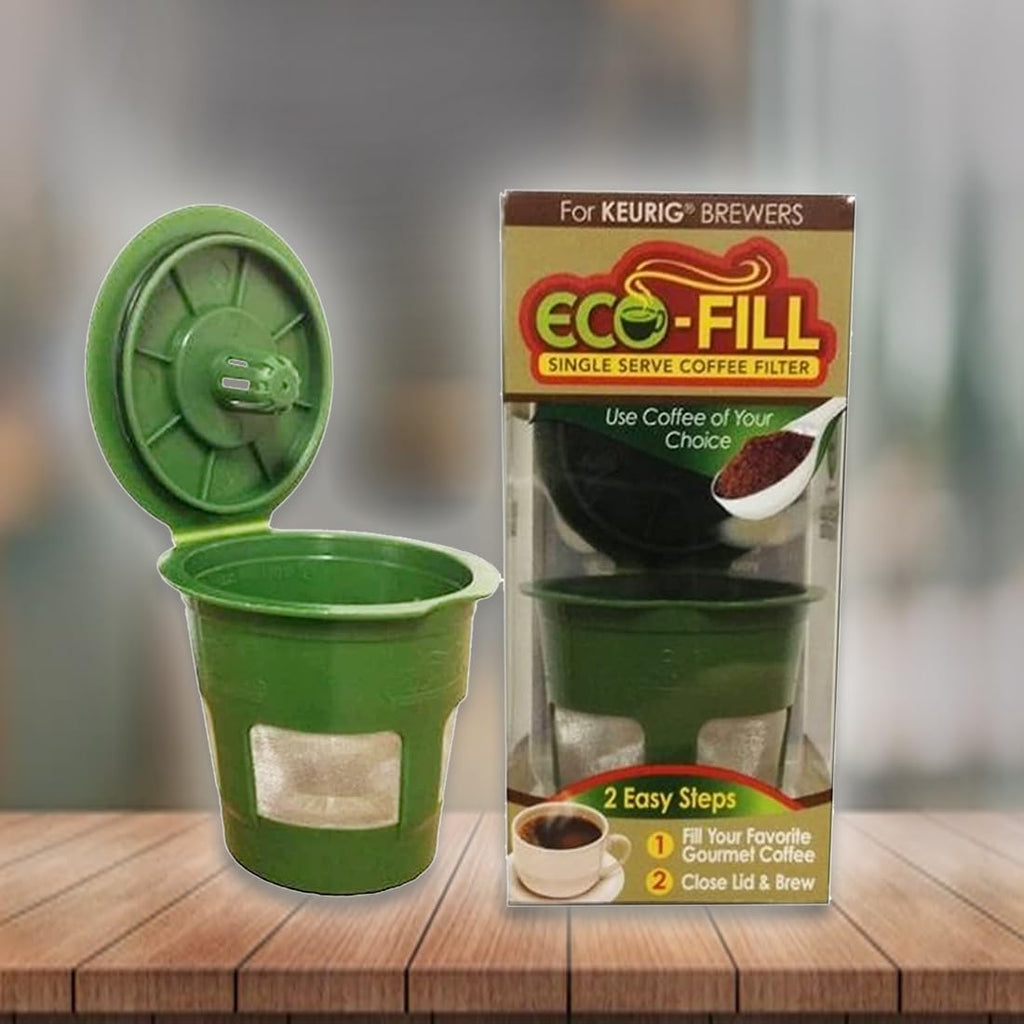 Perfect Pod Eco-Fill Refillable Capsule for K-cup Brewers - 4 Pack
