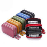 Deluxe Accordion Cardholder Wallet - Orange