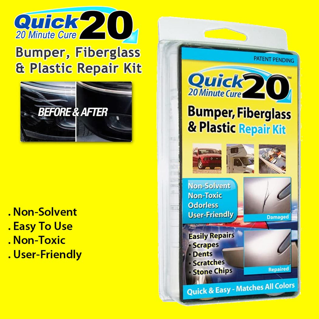 Quick 20 Bumper Fiberglass and Plastic Repair Kit
