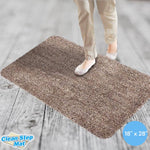 Clean Step Mat Doormat - Tan (18" x 28")