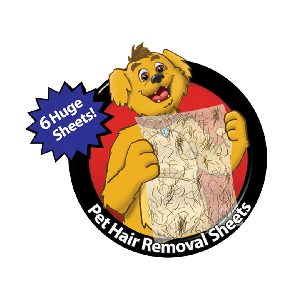 Sticky Sheets - Pet Hair Removal System - 6 Sheets