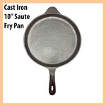 Kitchenrite 10" Preseasoned Cast Iron Cookware