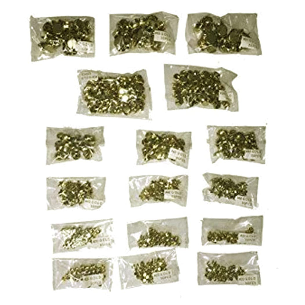 GeMagic Gold Studs - 500 pieces-  Assorted Pack