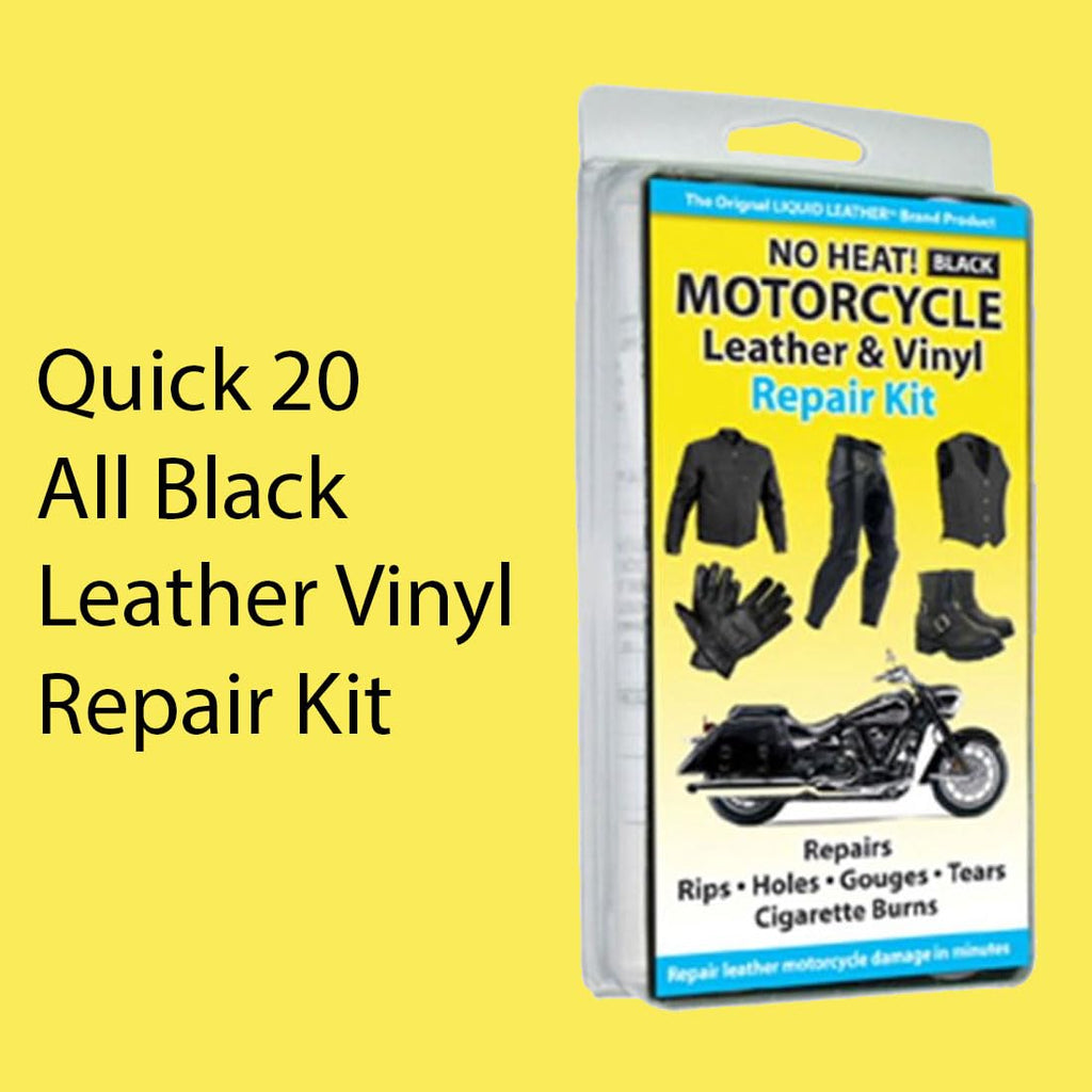 Quick 20 All Black Leather Repair Kit (30-124)