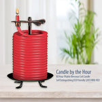 Candle by the Hour - 80 Hour Red Cinnamon Candle (20559BR)