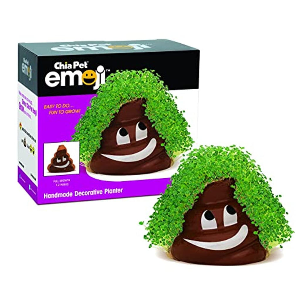 Chia Pet Planter - Emoji  - Poopy