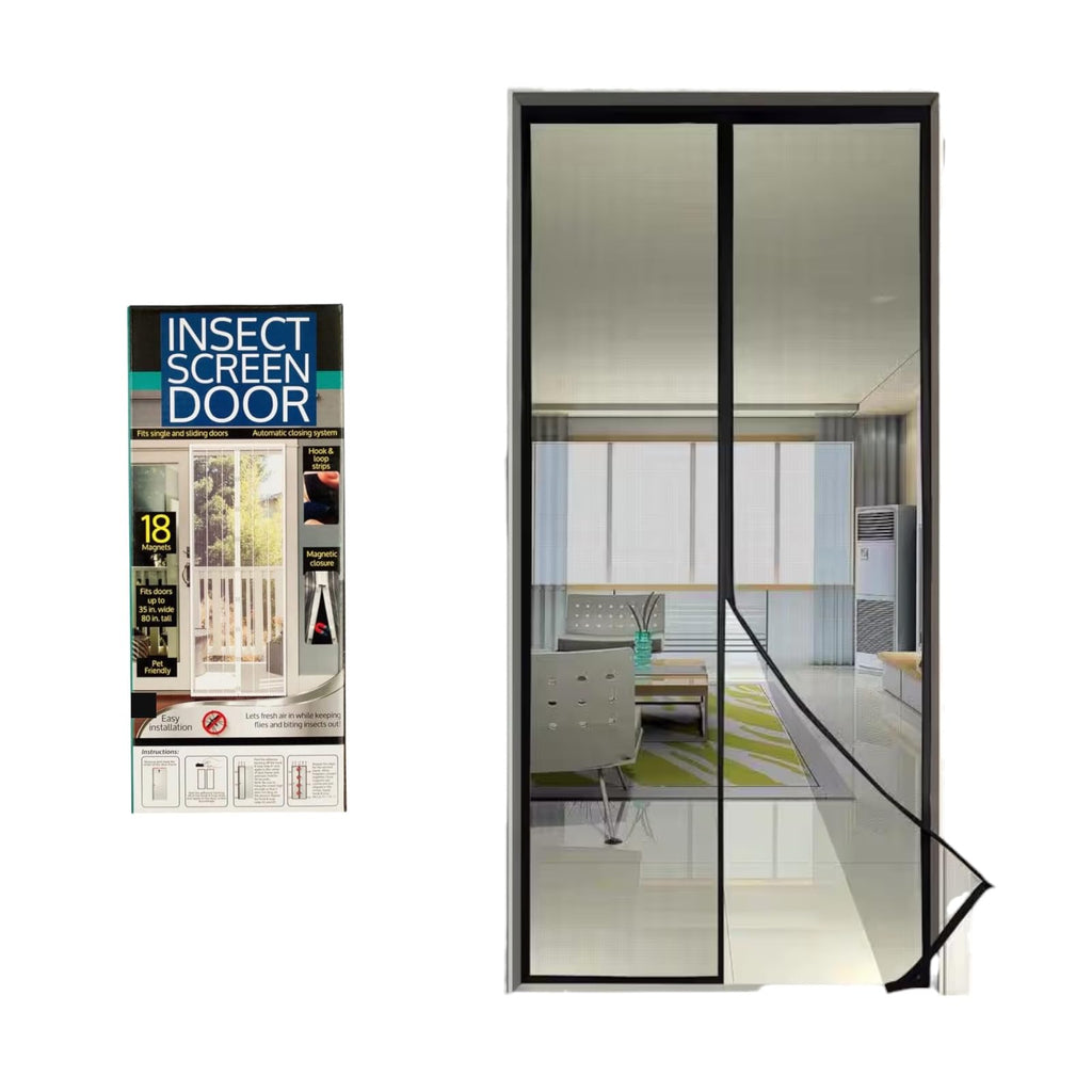 Kole Magnetic Screen Door (Black)