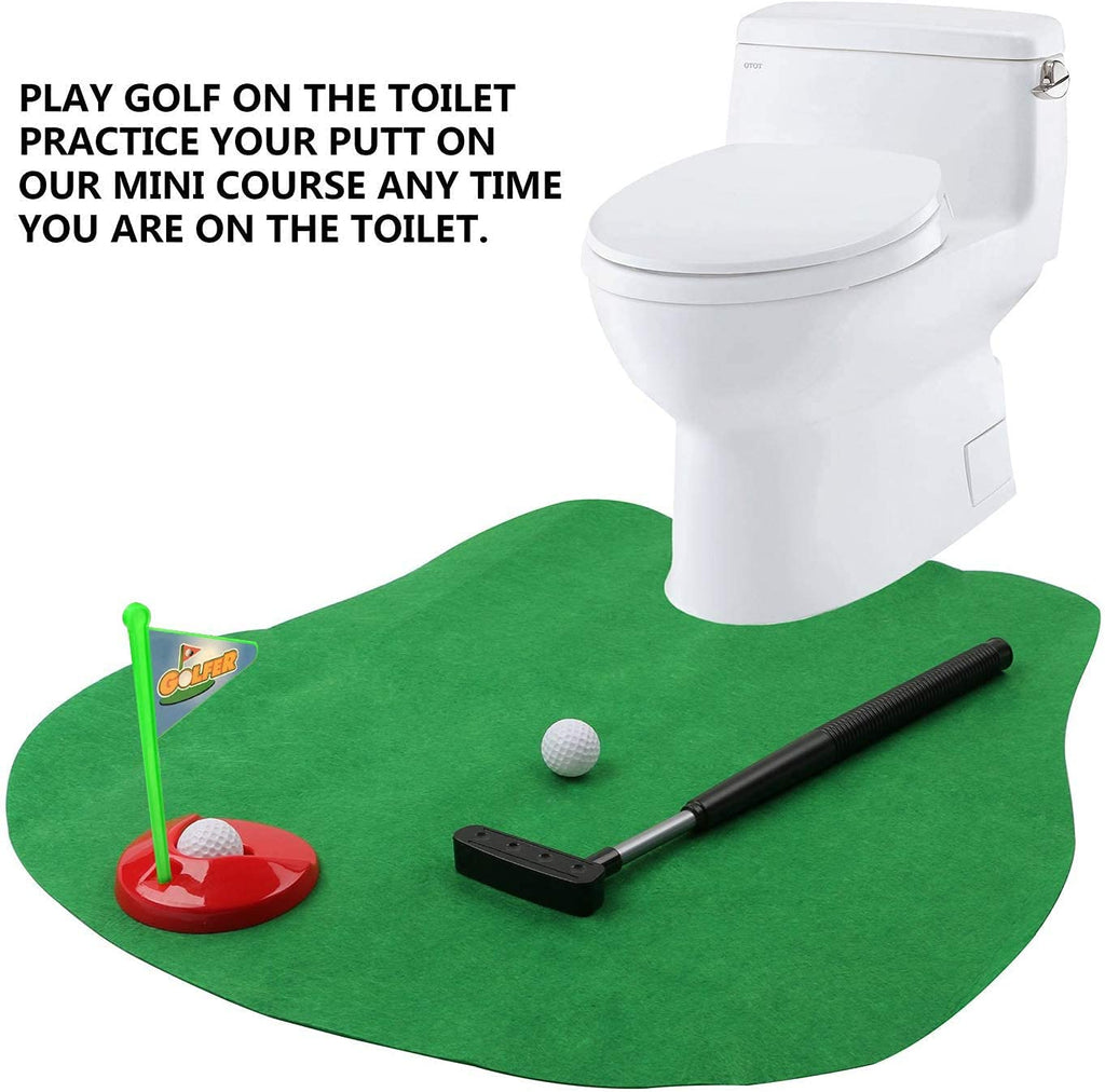 Potty Putter for Bathroom - Gag Gift for Golf Enthusiasts