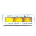 Complete All-Natural Laundry System Balls for Separating Clothes