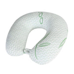 Bamboo Memory Foam Travel Neck Pillow